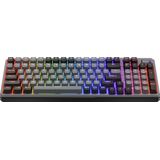 Cooler Master MK770 Space Grey Kailh Box V2 rood (FR, Draadloze, Bedraad), Toetsenbord, Grijs