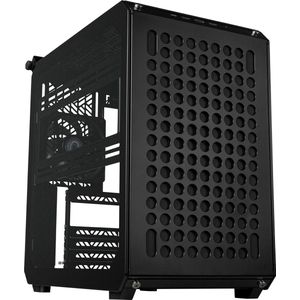 Cooler Master Qube 500 Flatpack PC behuizingen - Zwart - Tempered Glass - ITX / Micro ATX / ATX / E-ATX