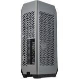 Cooler Master NCORE 100 MAX Mini-ITX SFF Tower Behuizing – op Maat Gemaakte AIO Waterkoeler, 850W SFX Gold ATX 3.0 Voeding, Eenvoudige Installatie, PCIe 4.0 Riserkabel & Verticale GPU-houder - Grijs