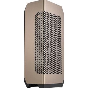Cooler Master NCORE 100 MAX Bronzen Mini-ITX SFF Tower-behuizing - op maat gemaakte AIO-koeler, 850 W SFX Gold ATX 3.0 voeding, eenvoudige installatie, PCIe 4.0 Riser-kabel en verticale GPU-houder