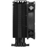 Cooler Master Hyper 212 Black Processorkoeler - 4 direct contact heat pipes met koelvinnenn, SickleFlow 120 Edge Fan, optionele push-pull ventilatorconfiguratie, LGA1700 & AM5 Beugels - Zwart