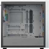 CoolerMaster MasterBox 600 White - Towermodel - ATX, EATX, ITX, micro ATX - geen voeding (ATX) - 2x USB-A - 1x USB-C - wit