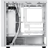CoolerMaster MasterBox 600 White - Towermodel - ATX, EATX, ITX, micro ATX - geen voeding (ATX) - 2x USB-A - 1x USB-C - wit