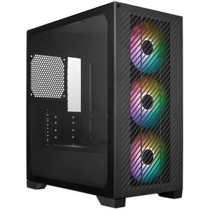 Cooler Master - Elite 301 - Mini-Tower - Micro-ATX, ITX - Zwart - Geperforeerde Behuizing