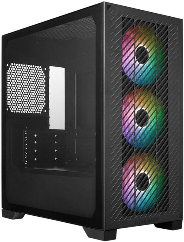 Cooler Master - Elite 301 - Mini-Tower - Micro-ATX, ITX - Zwart - Geperforeerde Behuizing