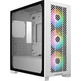 Cooler Master - Elite 301 - Mini-Tower - Wit - Micro-ATX, ITX - 3 x 120mm ARGB Ventilatoren