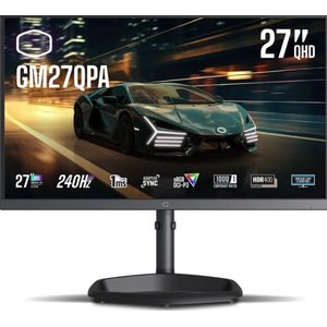Cooler Master - GM27QPA - Monitor - Zwart - 27 Inch - Full HD
