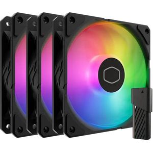 Cooler Master - SickleFlow Edge 120 ARGB - Ventilator - Zwart - 3-Pack