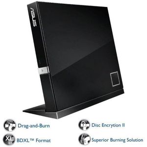 ASUS SBC-06D2X-U optisch schijfstation Blu-Ray DVD Combo Zwart