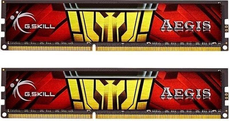 G.Skill - Aegis - RAM - Zwart - 2 x 8GB - 1333 MHz - DDR3 - DIMM 288 pin