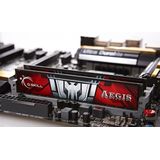 G.Skill - Aegis - RAM Geheugen - Zwart - 2 x 4GB - 1600 MHz - DDR3