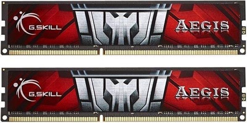 G.Skill - Aegis - RAM Geheugen - Zwart - 2 x 4GB - 1600 MHz - DDR3