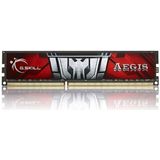 G.Skill - Aegis - 1x8GB DDR3 1600MHz - Gaming Geheugen - Zwart