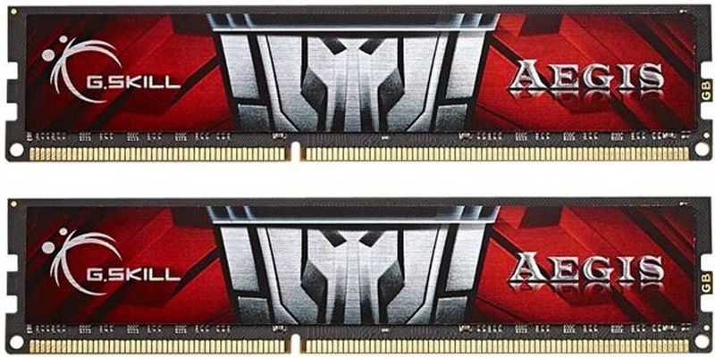G.Skill - Aegis - RAM - Zwart - 2 x 8GB - 1600 MHz - DDR3