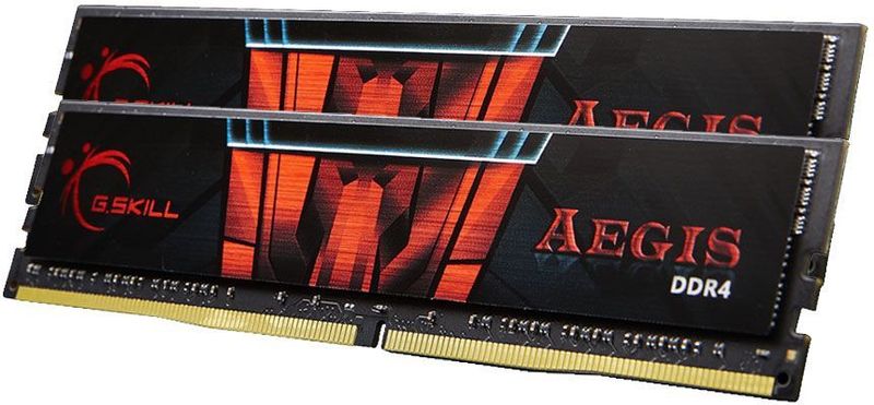 G. Skill - AEGIS - RAM Geheugen - 8 GB - Dual - Zwart/Rood