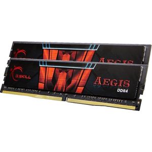 G.Skill Aegis (2 x 8GB, 2133 MHz, DDR4 RAM, DIMM 288 pin), RAM, Zwart