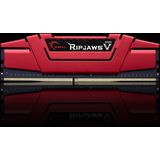 G.Skill - Ripjaws V - RAM - Rood - 2 x 8GB - 3000 MHz - DDR4