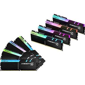 G.Skill Trident Z RGB Werkgeheugenset voor PC DDR4 64 GB 8 x 8 GB 3200 MHz 288-pins DIMM CL14-14-14-34 F4-3200C14Q2-64GTZR