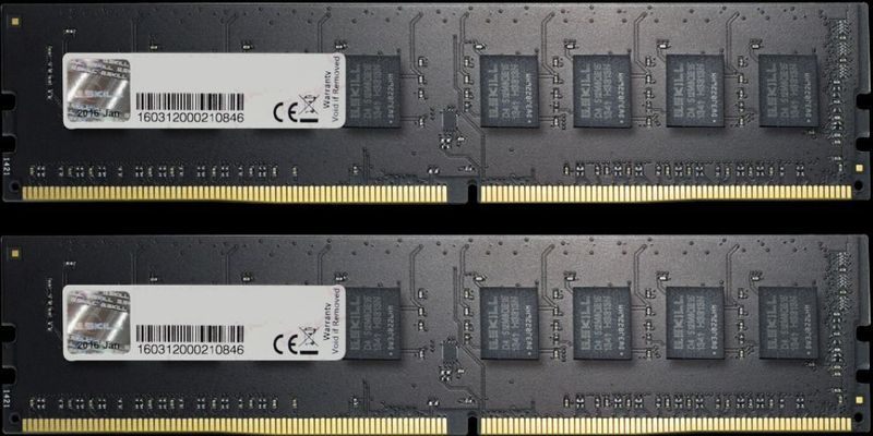 G.Skill - PC2400 NT K2 - RAM - Zwart - 16GB (2x8GB) - DDR4 2400MHz