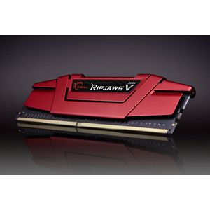 G.Skill Ripjaws (2 x 8GB, 2400 MHz, DDR4 RAM, DIMM 288 pin), RAM, Rood