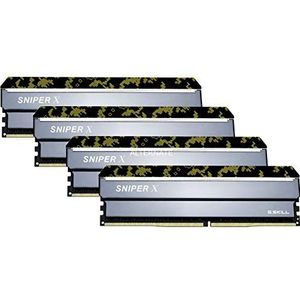 G.Skill Sniper X Series Digitale Camo (4 x 8GB, 3200 MHz, DDR4 RAM, DIMM 288 pin), RAM, Zilver