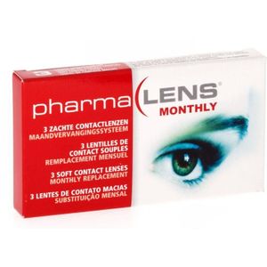 Pharmalens maandlenzen dioptrie -3,50 3 stuks