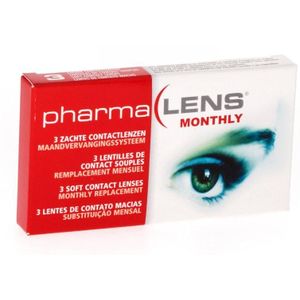 Pharmalens maandlenzen dioptrie -4,00 3 stuks