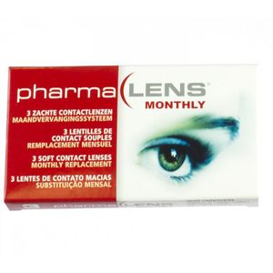 Pharmalens maandlenzen dioptrie -6,50 3 stuks