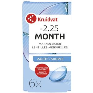 2+1 Gratis: Kruidvat Opticare -2.25 Zachte Maandlenzen - 2+1 Gratis