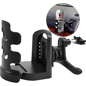 Auto - Bekerhouder - Verstelbaar - Draaibaar - Zwart - Kunststof