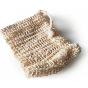 Nature bar - Sisal Zeepzakje - Shampoo Bar Zakje - 100% Natuurlijk & Vegan
