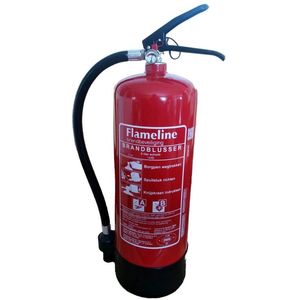 Schuimblusser AB Flameline 6 Liter, inclusief ophangbeugel en keuringssticker