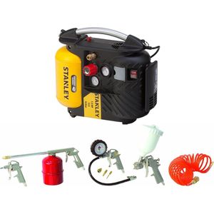 STANLEY Compressor DN200/10/5 Airboss – inclusief 8-delige Accessoire set