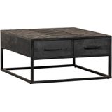 Mangohouten Salontafel Sienna Square Mahom - New York - Industrieel - Mangohout Online