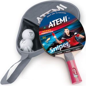 Atemi - Sniper - TafeltennisSET - met 2x 3-sterren Ballen