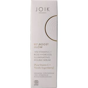 JOIK Organic - Re-Boost Glow - Serum - 30 ml - 15% C-Vitamine en Rozenwater