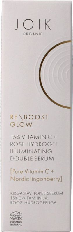 JOIK Organic - Re-Boost Glow - Serum - 30 ml - 15% C-Vitamine en Rozenwater