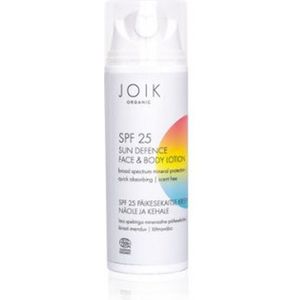 JOIK - Organic Sun Defence Lotion - SPF 25 - Voor Gezicht en Lichaam - 150ml