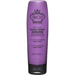 RICH Repair Miracle Renew CC Shampoo met keratine, arganolie en druivenpitolie voor droog en beschadigd haar