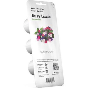 EMSA Click and Grow - Smart Garden Refill 3-pack - Busy Lizzie (SGR1X3)