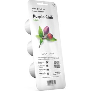 Click and Grow Smart Garden Purple Chili Plant Pods, 3-pack