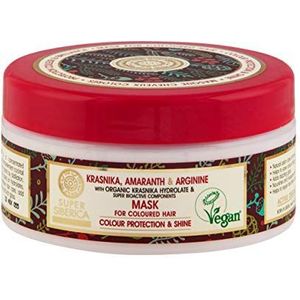 Natura Siberica Krasnika, Amaranth & Arginine Verzorgende Masker voor Gekleurd Haar 300 ml