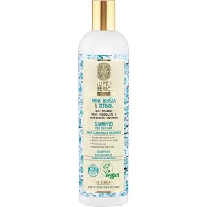 Natura Siberica - Mint, Bereza & Retinol - Shampoo - 400 ml