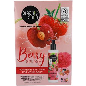 Organic Shop - Berry Splash - Cadeauset - Douchegel en Bodymousse - Cosmos Natural