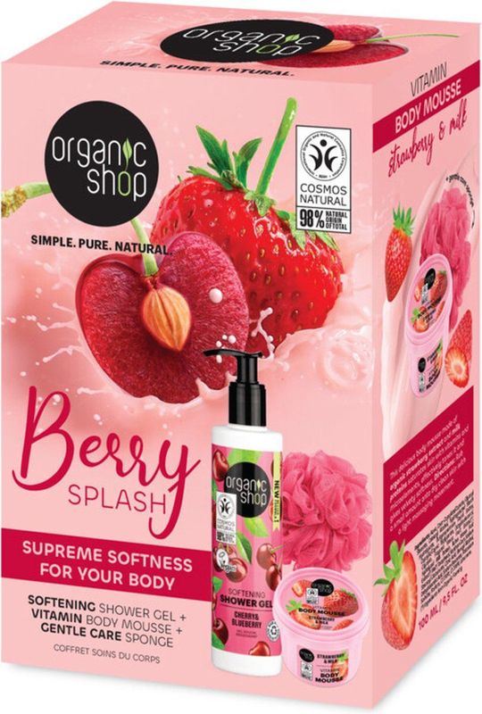 Organic Shop Berry Splash Supreme Softness Giftset