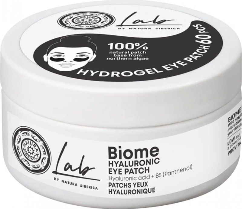 Natura Siberica Biome Hyaluronic oogpleisters, 60 stuks