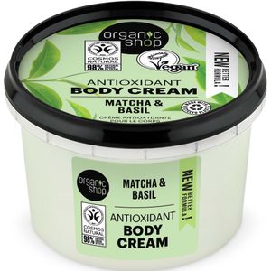 Organic Shop Body Cream Matcha & Basil 250 ml