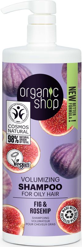 Organic Shop - Volumizing Shampoo - 1 l - Vijg en Rozenbottel