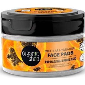 Organic Shop Face Pads Micellar Hydrating 20 pcs