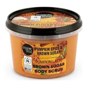 Organic Shop Pumpkin Spice Latte Body Scrub Brown Sugar (250ml)